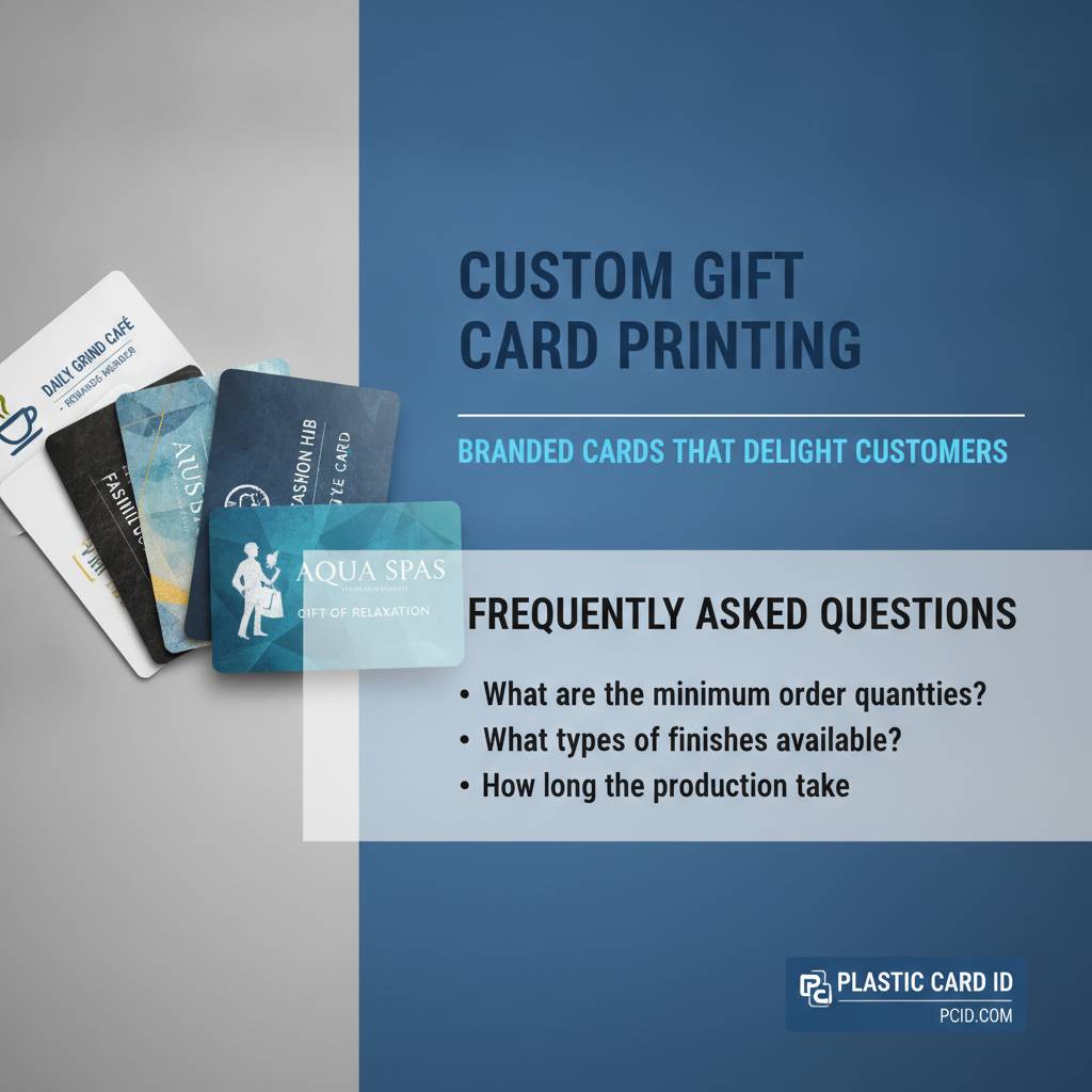 Frequently Asked Questions About Custom Gift Card Printing